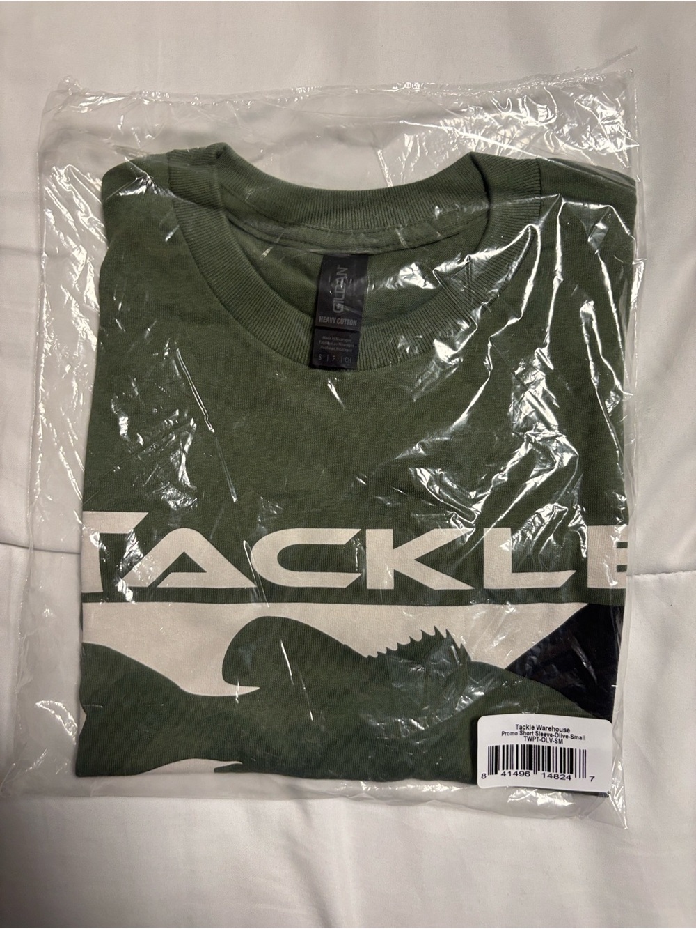 Men’s Tackle Warehouse Olive Green Logo Tee